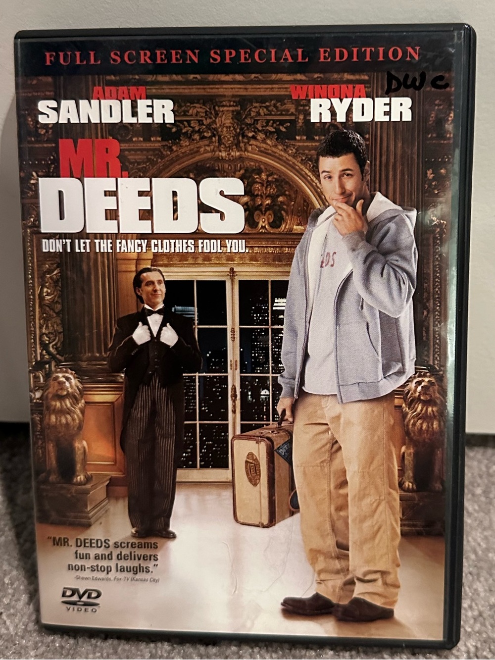 📀 5 for $25 Mr. Deeds DVD - Full Screen Special Edition